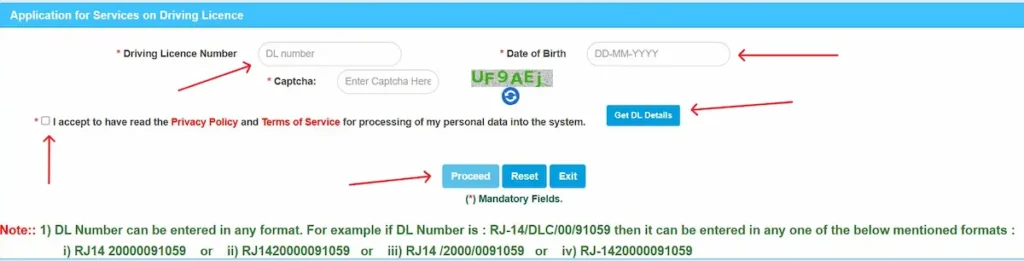Get DL Details